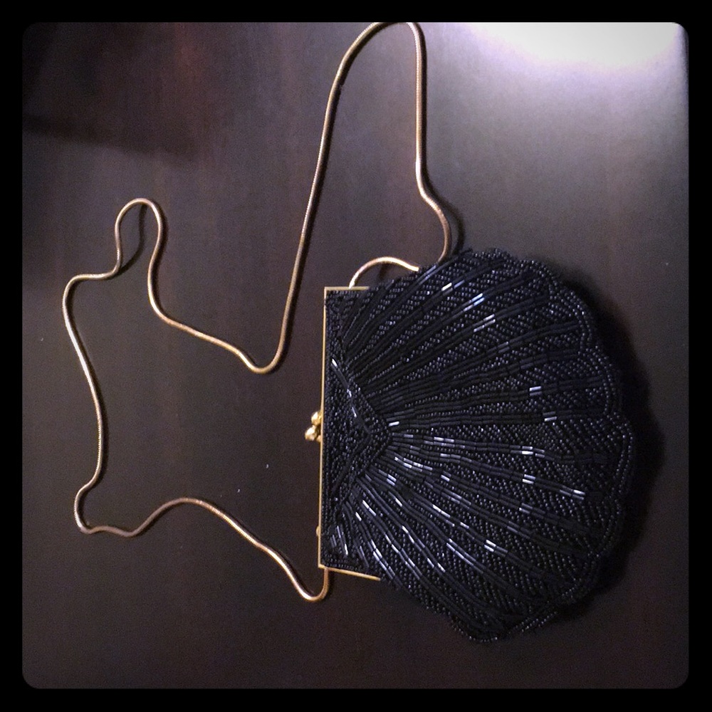 Black evening bag